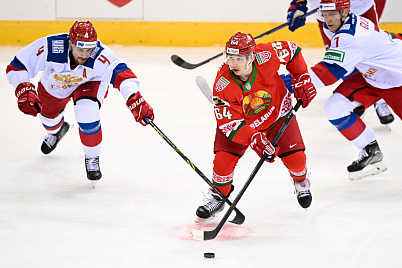  Сборная Беларуси по хоккею завершила майское турне домашним поражением от россиян
