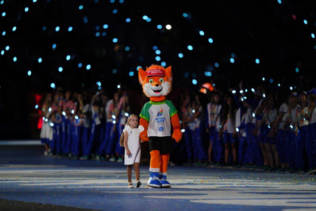 The Closing ceremony of 2nd European Games