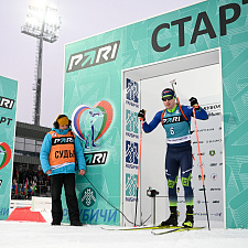 Лазовский выиграл спринт этапа Кубка Содружества в Раубичах 55