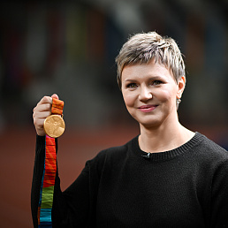 Юлия Нестеренко олимпийская чемпионка в беге на 100 метров