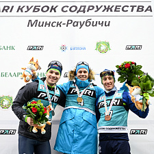 и Лазовский вошли в тройку лучших по итогам масс-старта на этапе Кубка Содружества 92